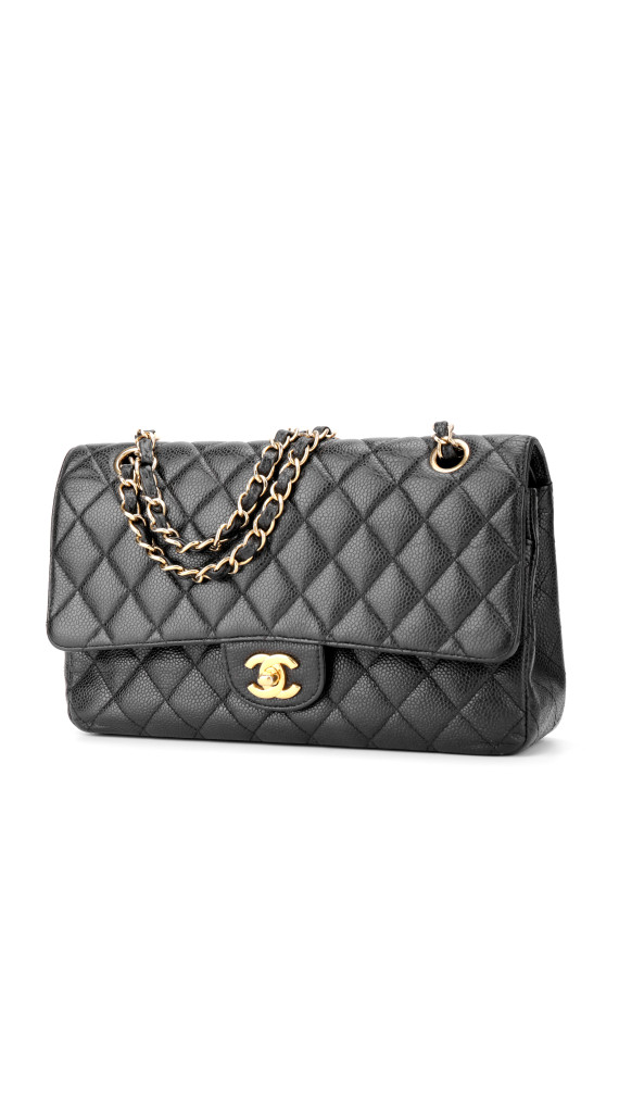 Chanel Classic Double Flap Medium Shoulder Bag i Black Caviar