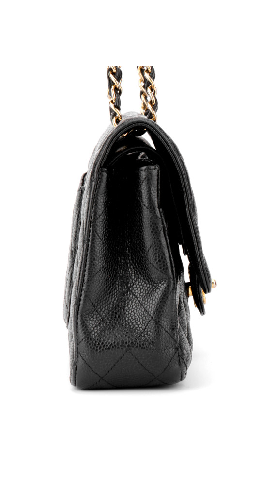 Chanel Classic Double Flap Medium Shoulder Bag i Black Caviar