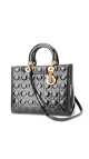 Christian Dior Lady Dior Black Patent Leather