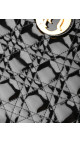 Christian Dior Lady Dior Black Patent Leather