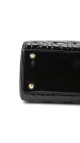 Christian Dior Lady Dior Black Patent Leather