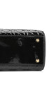 Christian Dior Lady Dior Black Patent Leather
