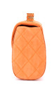 Chanel Single Flap Bag Orange Suede
