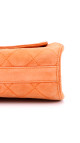 Chanel Single Flap Bag Orange Suede