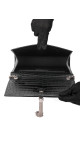 Saint Laurent Kate Tassel Bag Black Croc Embossed Leather