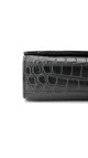 Saint Laurent Kate Tassel Bag Black Croc Embossed Leather