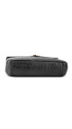Saint Laurent College Medium Black Croc Embossed Leather