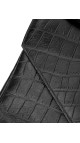 Saint Laurent College Medium Black Croc Embossed Leather