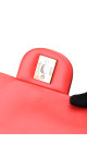 Chanel Classic Mini Single Flap Bag Orange Patent Leather