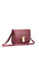 Céline Box Bag Medium Burgundy Calfskin
