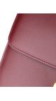 Céline Box Bag Medium Burgundy Calfskin