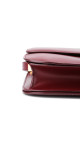 Céline Box Bag Medium Burgundy Calfskin