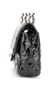 Chanel Classic Double Flap Medium Black Patent Leather