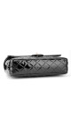 Chanel Classic Double Flap Medium Black Patent Leather