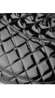 Chanel Classic Double Flap Medium Black Patent Leather