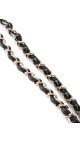 Chanel Classic Double Flap Medium Black Patent Leather
