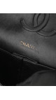 Chanel Classic Double Flap Medium Black Patent Leather