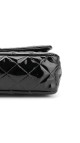 Chanel Classic Double Flap Medium Black Patent Leather