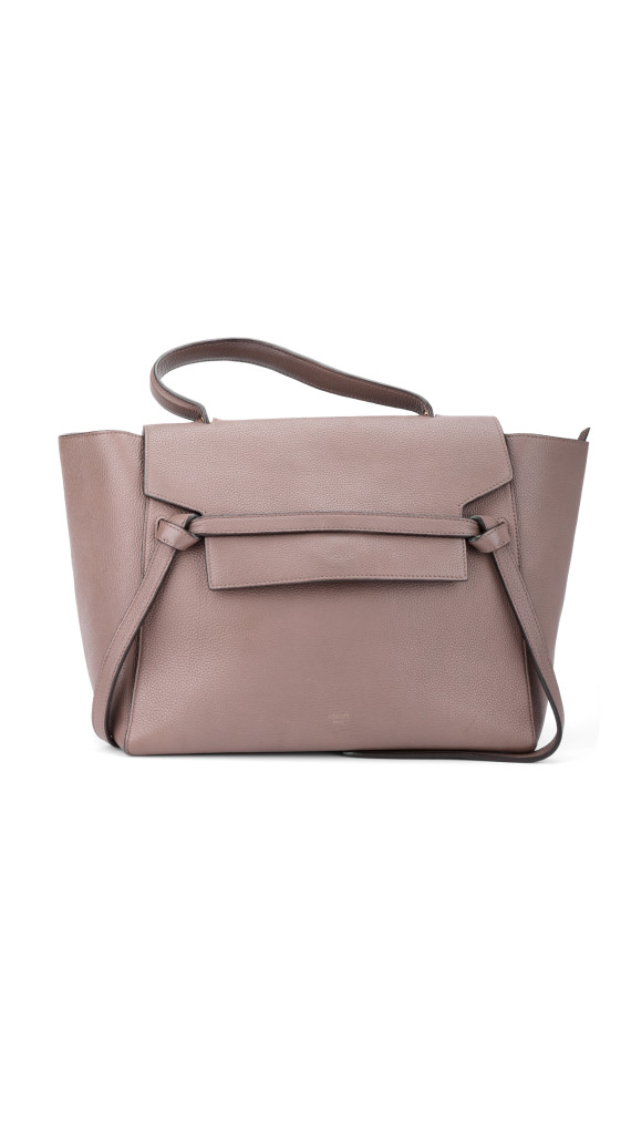 Céline Belt Bag Medium Taupe Grained Leather