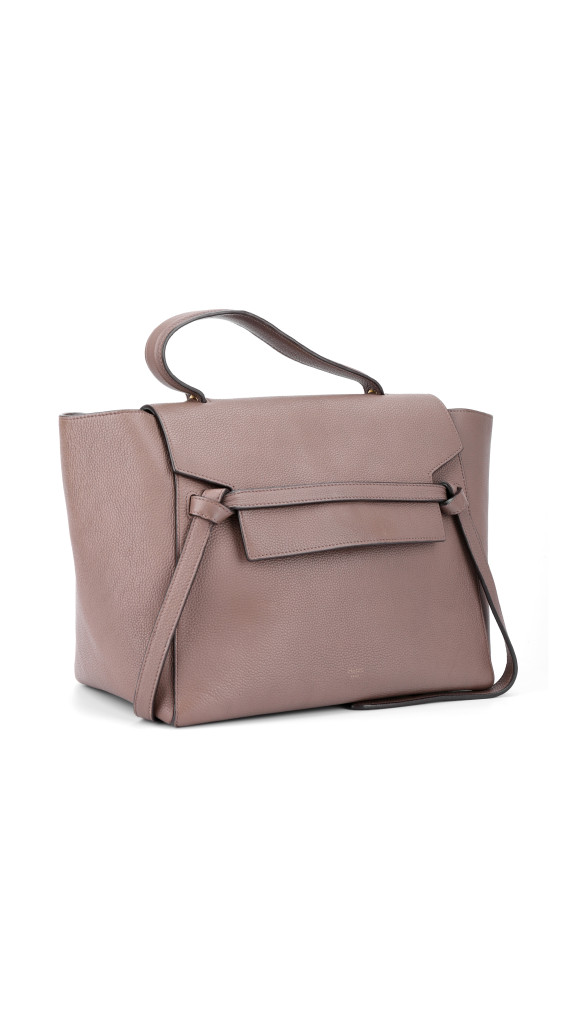 Céline Belt Bag Medium Taupe Grained Leather
