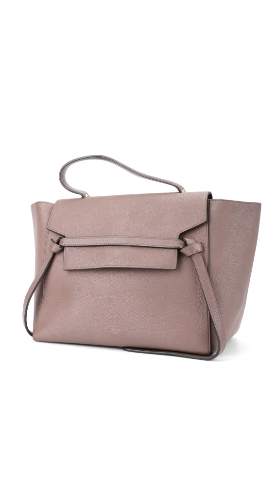 Céline Belt Bag Medium Taupe Grained Leather