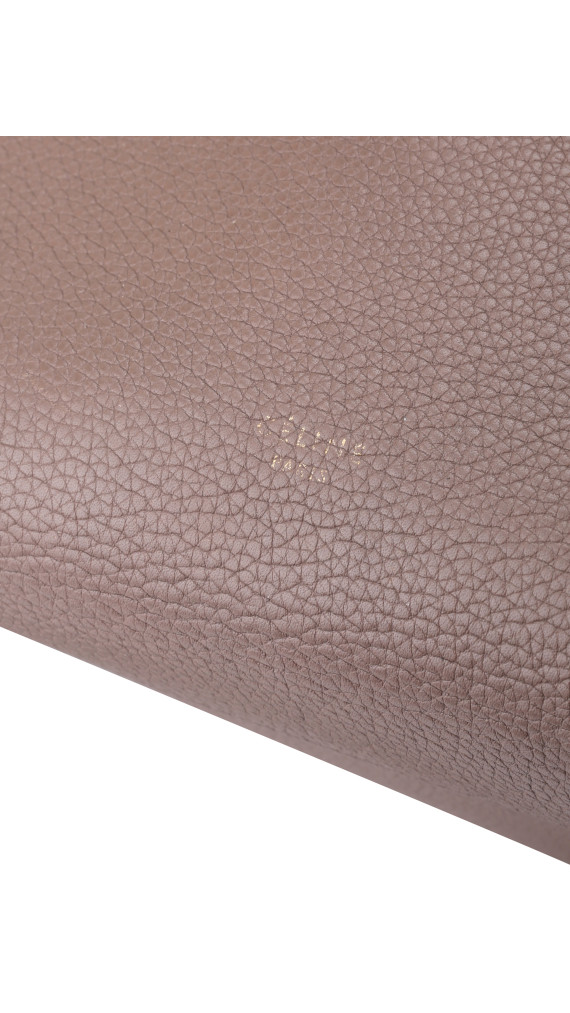 Céline Belt Bag Medium Taupe Grained Leather