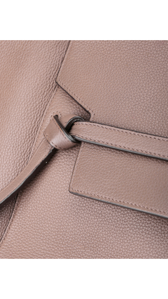 Céline Belt Bag Medium Taupe Grained Leather