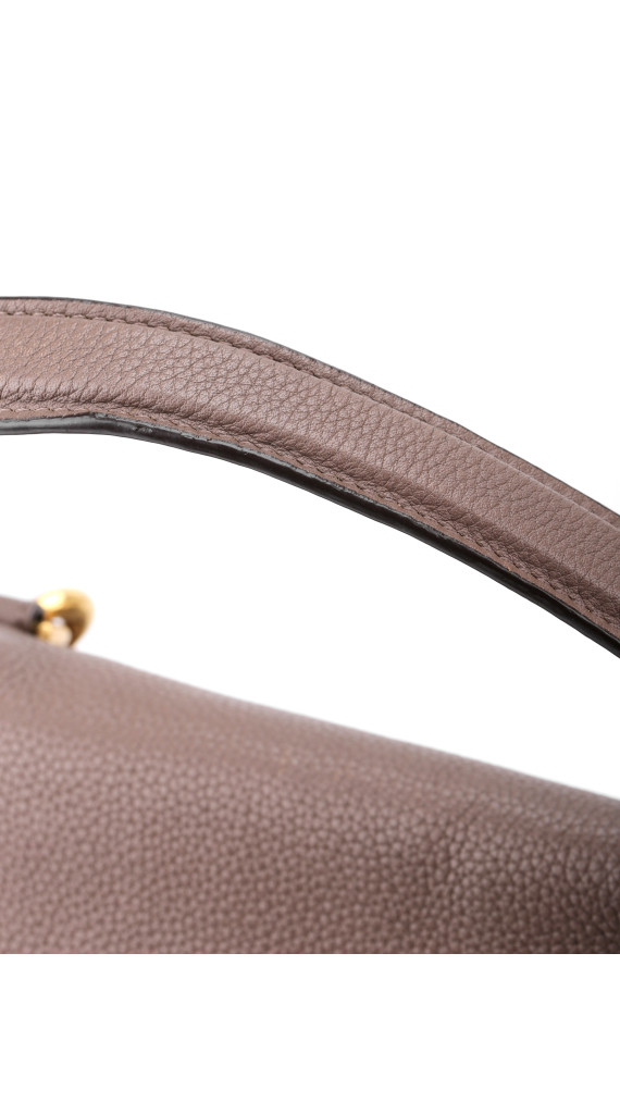 Céline Belt Bag Medium Taupe Grained Leather