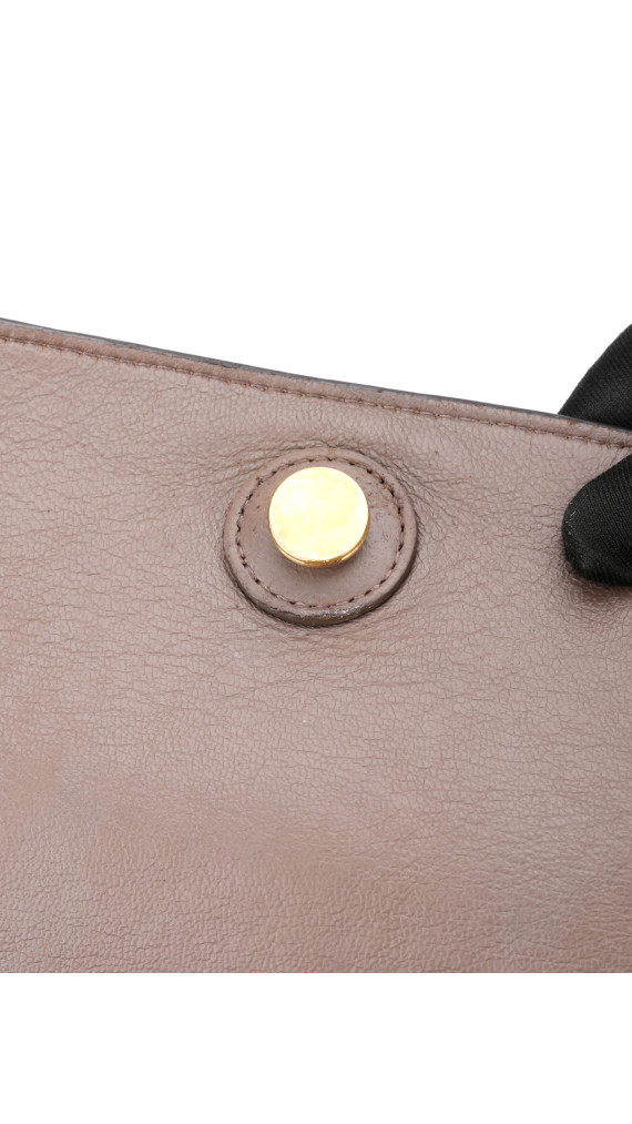 Céline Belt Bag Medium Taupe Grained Leather