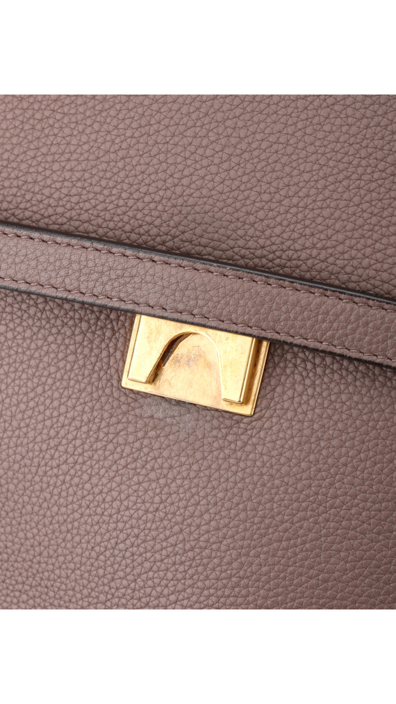 Céline Belt Bag Medium Taupe Grained Leather