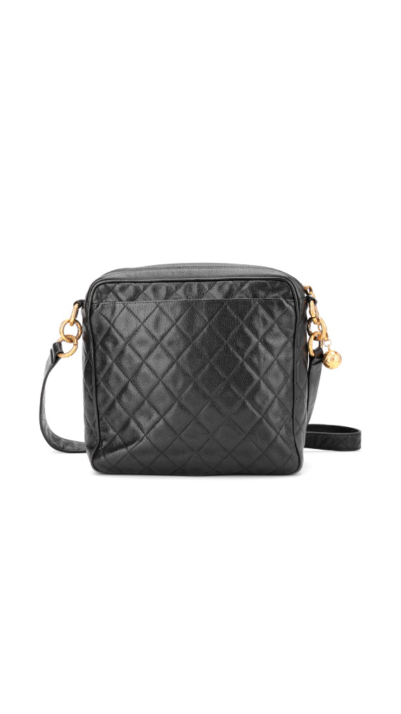 Chanel Vintage Camera Bag Black Caviar