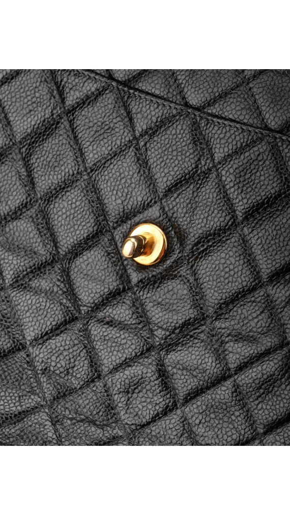 Chanel Vintage Camera Bag Black Caviar