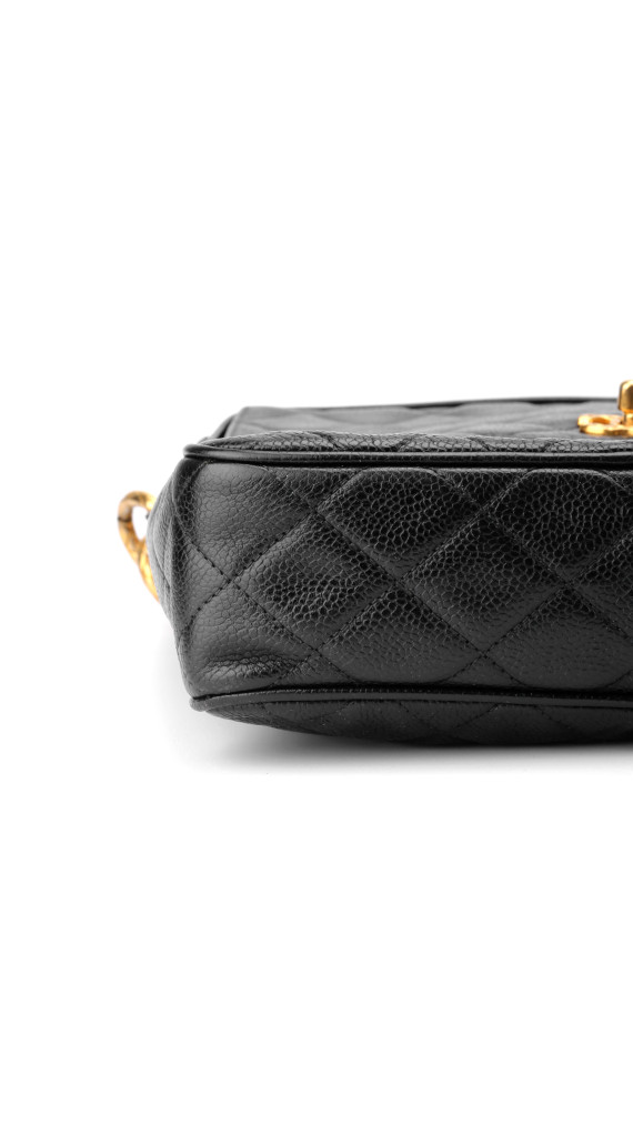 Chanel Vintage Camera Bag Black Caviar