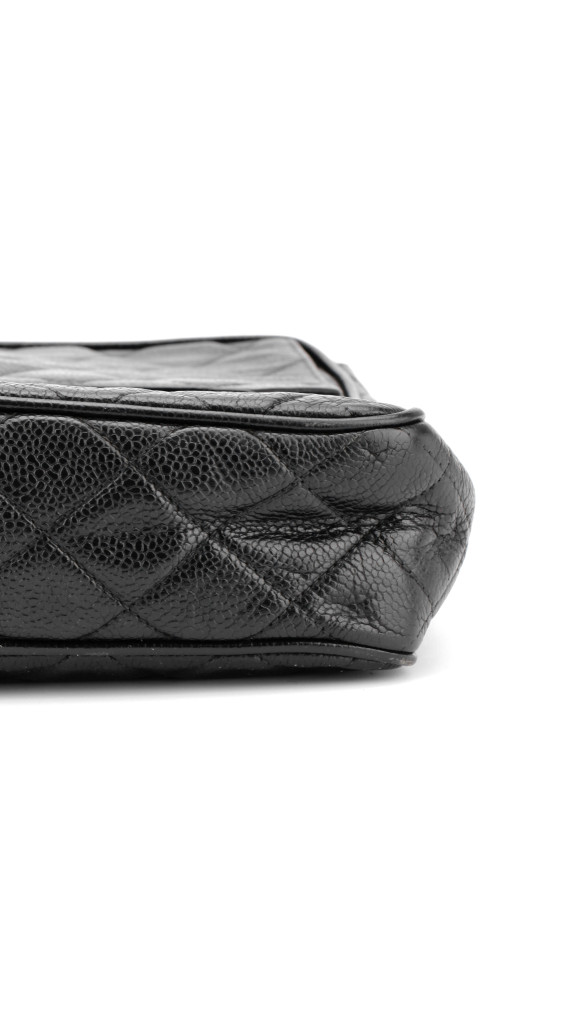 Chanel Vintage Camera Bag Black Caviar