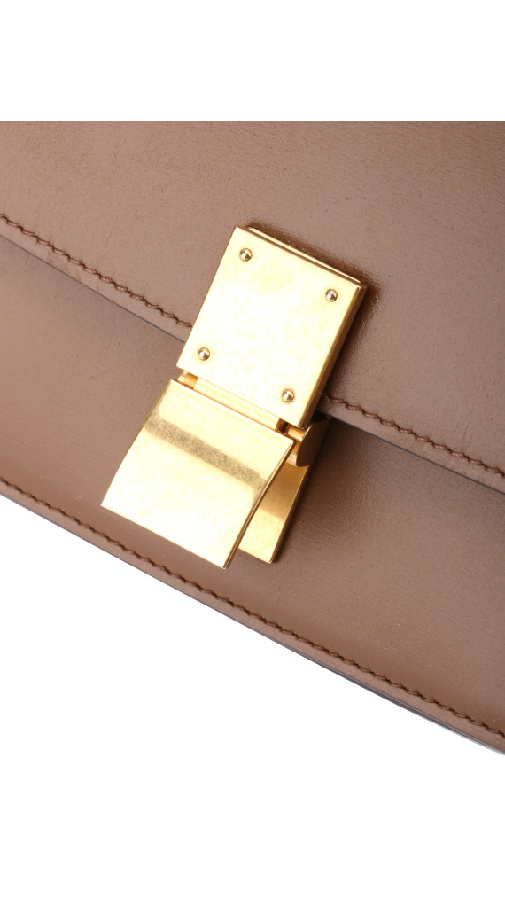 Céline Box Bag Medium Brown Calfskin