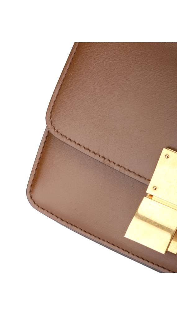 Céline Box Bag Medium Brown Calfskin