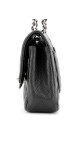 Chanel Classic Double Flap Medium Black Caviar with Silver Hardware