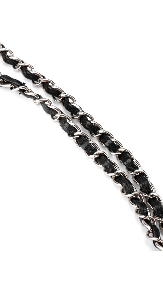 Chanel Classic Double Flap Medium Black Caviar with Silver Hardware