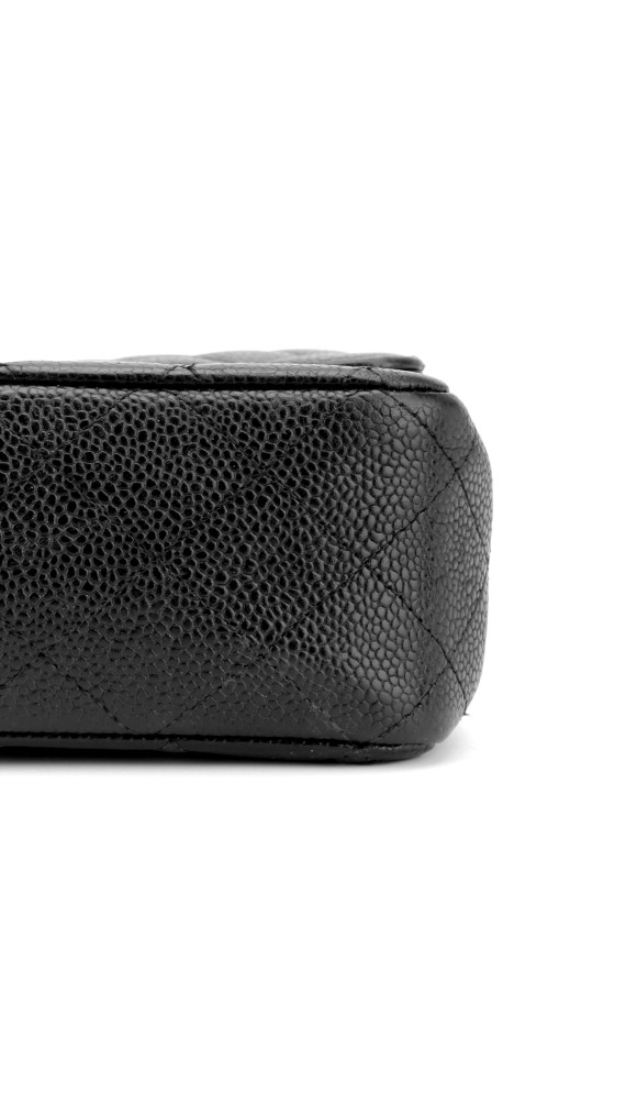 Chanel Classic Double Flap Medium Black Caviar with Silver Hardware