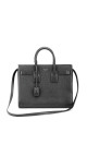 Saint Laurent Sac de Jour Black Grained Leather Shoulder Bag