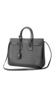 Saint Laurent Sac de Jour Black Grained Leather Shoulder Bag