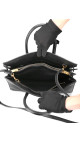 Saint Laurent Sac de Jour Black Grained Leather Shoulder Bag