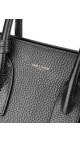 Saint Laurent Sac de Jour Black Grained Leather Shoulder Bag