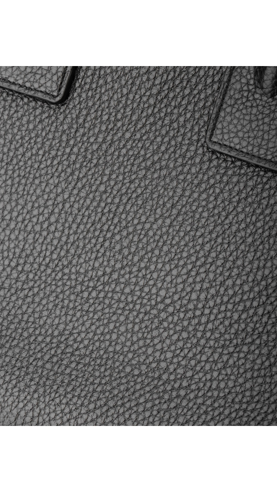 Saint Laurent Sac de Jour Black Grained Leather Shoulder Bag