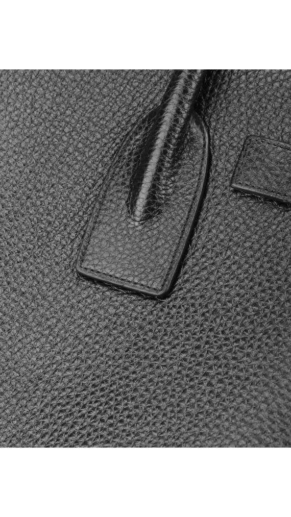 Saint Laurent Sac de Jour Black Grained Leather Shoulder Bag