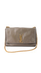 Saint Laurent Kate Reversible Shoulder Bag - Taupe Suede og Leather