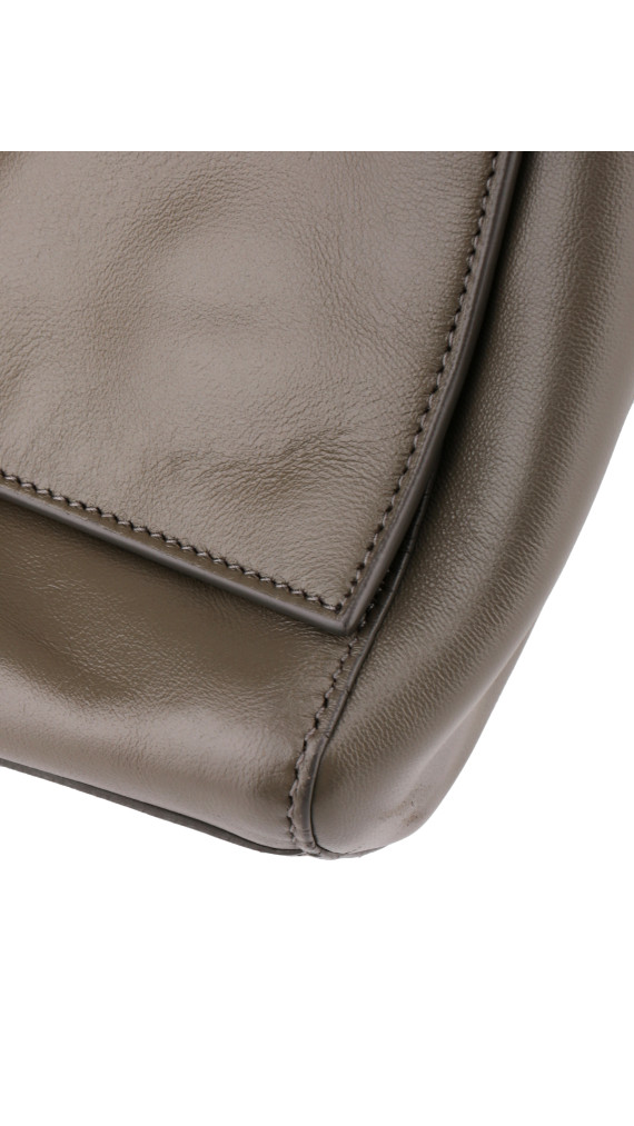 Saint Laurent Kate Reversible Shoulder Bag - Taupe Suede og Leather