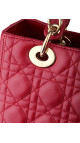 Christian Dior Lady Dior Medium Red Cannage Lambskin