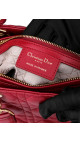 Christian Dior Lady Dior Medium Red Cannage Lambskin