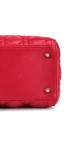 Christian Dior Lady Dior Medium Red Cannage Lambskin